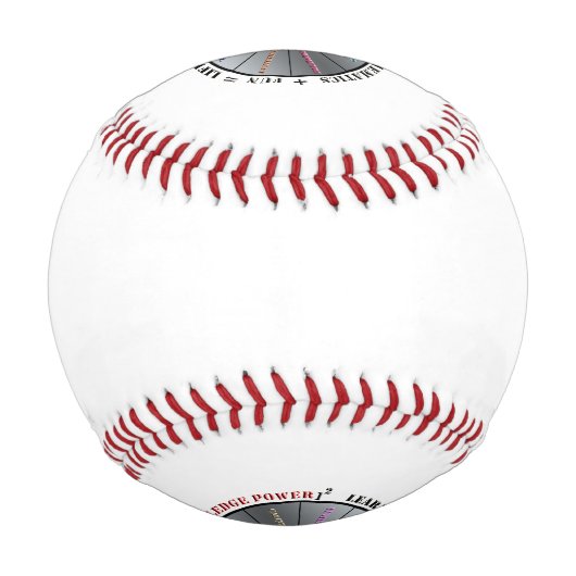 数学力 野球ボール (裏面)
