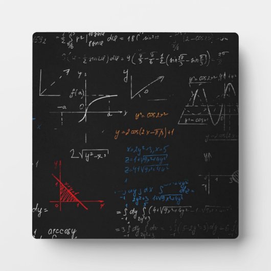 数学卓上プレート フォトプラーク (正面)