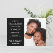 数学問おもしろい題黒2020年新年写真 シーズンカード (スタンド正面)