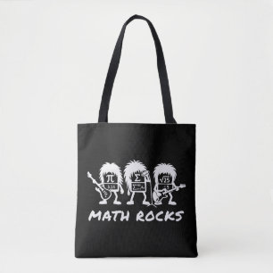 数学好きのためのアカデミックロックバンドのユーモア トートバッグ