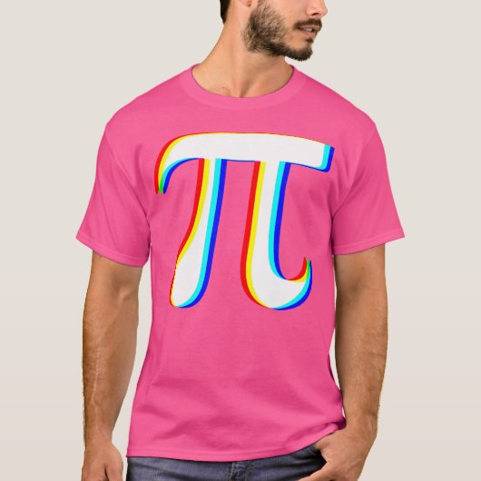数学好きのための視覚トリック πの日 3 14 tシャツ (正面)