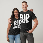 数学嫌いな学生への面白いプレゼント RIP martinshof hor Tシャツ (ユニセックス)