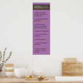 数学実践ポスターの基準 ポスター (キッチン)