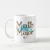 数学専攻学生ギフト コーヒーマグカップ (左)