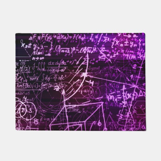 数学式のドア宇宙の式 ドアマット (正面)