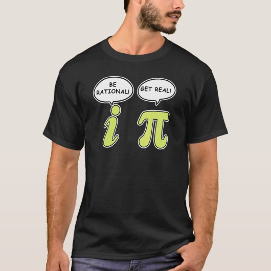 数学引用文数学おたくギーク代数カウントフム Tシャツ (正面)