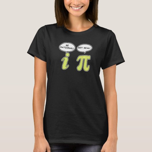 数学引用文数学おたくギーク代数カウントフム Tシャツ (正面)