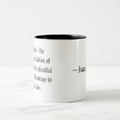 数学引用文 ツートーンマグカップ (中央)