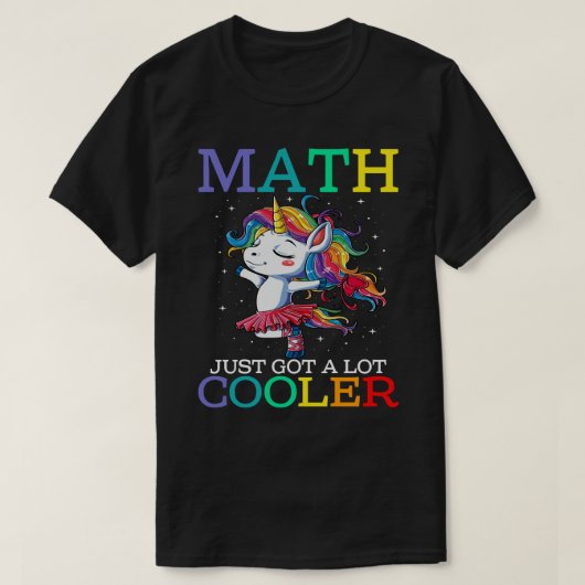数学得幼稚園クールT志 Tシャツ (デザイン正面)