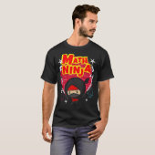 数学忍者プリントの数学先生thelwell tシャツ (正面フル)
