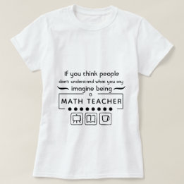 数学想像の先生 Tシャツ