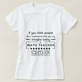 数学想像の先生 Tシャツ