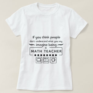 数学想像の先生 Tシャツ