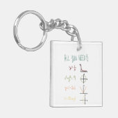 数学愛好家のキーチェーン キーホルダー (正面左)