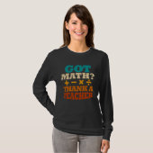 数学愛好家ギーク教育学校生徒先生 Tシャツ (正面フル)