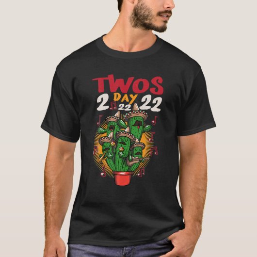 数学愛好家20日火おもしろい曜日 Tシャツ (正面)