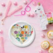 数学愛紙皿 ペーパープレート (パーティー)