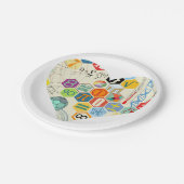 数学愛紙皿 ペーパープレート (アングル)