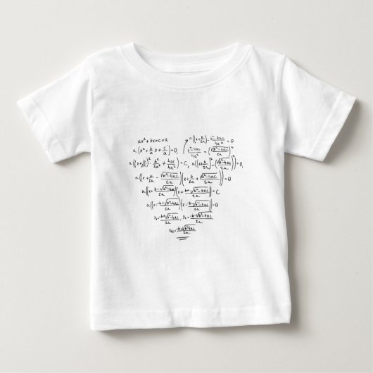 数学愛 ベビーTシャツ (正面)