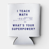 数学教えのスーパーパワーは何だ？ 缶クーラー (正面)