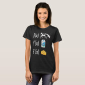 数学教えギーク数誇りを持った数学者スクールエデュカート Tシャツ (正面フル)