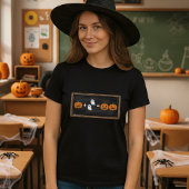 数学教師のためのスパイシーマスパンプキン＆ゴースト Tシャツ