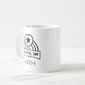 数学教師のための素敵な一日 コーヒーマグカップ (正面左)