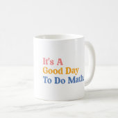 数学教師のための面白いママデザイン コーヒーマグカップ (正面右)