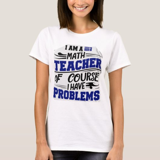 数学教師のジョーク Tシャツ (正面)