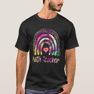 数学教師のタイダイ・レインボー 数学が私の得意分野のバック Tシャツ