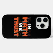 数学教師の引用 - 数学を信じます Case-Mate iPhoneケース (裏面 (横))