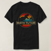数学教師の恐竜 Tシャツ (デザイン正面)