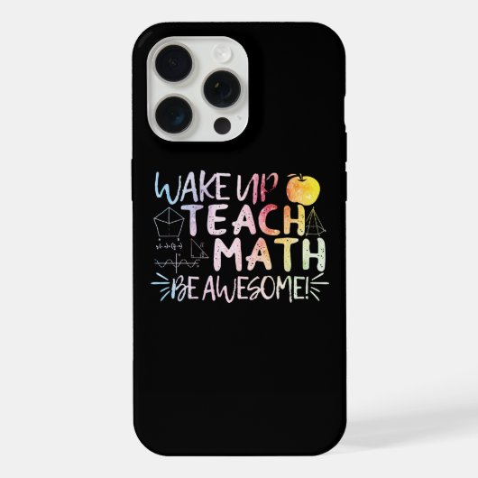 数学教師の感謝 - すばらしい iPhoneケース (裏面)