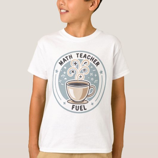 数学教師の活力 Tシャツ (正面)