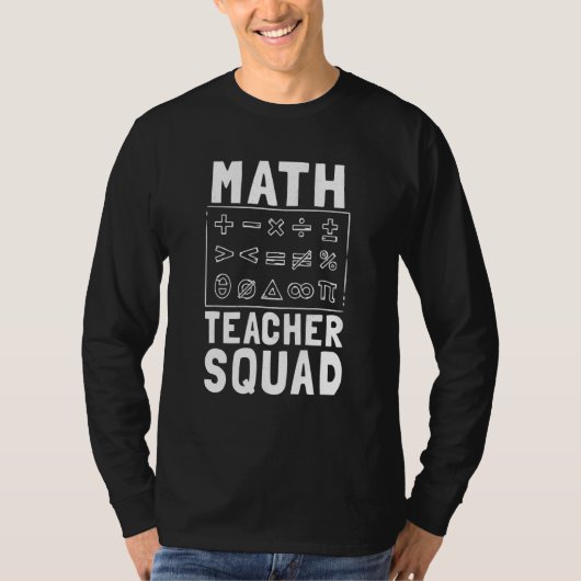 数学教師チーム用品 数学 代数 ク Tシャツ (正面)