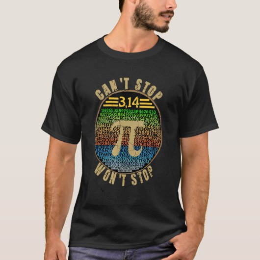 数学教師 円周率の日 シンボル 数学マニア& Tシャツ (正面)