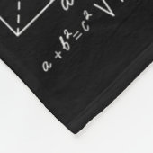 数学教師 怖い数学好き 数学のハロウィン フリースブランケット (角)