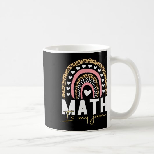 数学教師 - 数学は私のジャム コーヒーマグカップ (右)