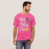 数学教師 牛乳 チーズ 数学 微積分 Tシャツ (正面フル)