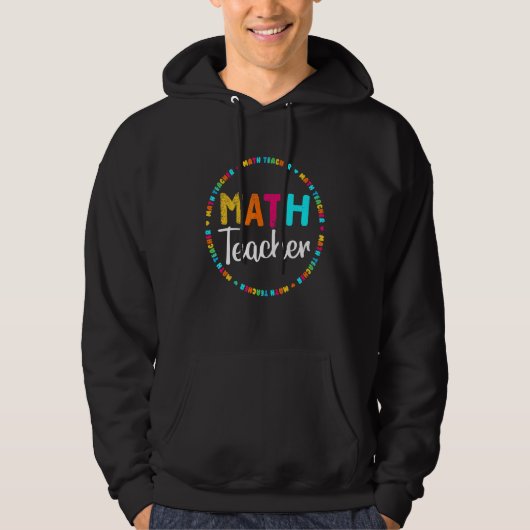 数学教師Tシャツ 数学好きなオタク ギーク パーカ (正面)