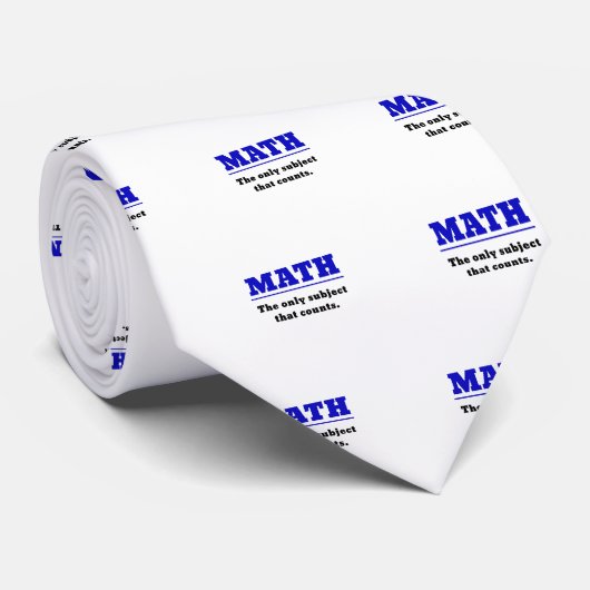 数学数える唯一の主題 ネクタイ (ロール)