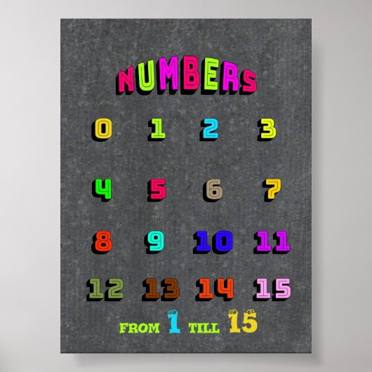 数学数子供へ ポスター (正面)