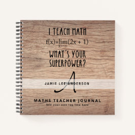 数学数学先生モノグラムジャーナル ノートブック