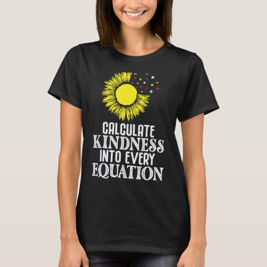 数学数学先生物理数学6 Tシャツ (正面)