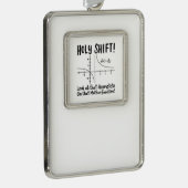 数学数学 シルバープレートフレームオーナメント (右)