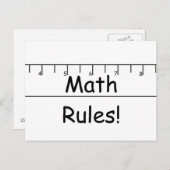 数学最高! ポストカード (正面/裏面)