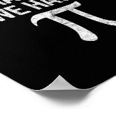 数学来側にPiギフト数学の学生Geeを持っている ポスター (角)