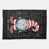 数学格言ファミリーマッチンググループクリスマスパーティー キッチンタオル (横)