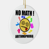 数学無し! Arithmophobia セラミックオーナメント (右)