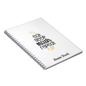 数学生おもしろい学パーソナライズされた院の贈り物 ノートブック (右側)